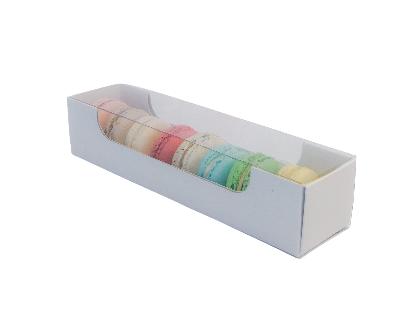 קופסה מלבנית למקרונים (25 יחידות)