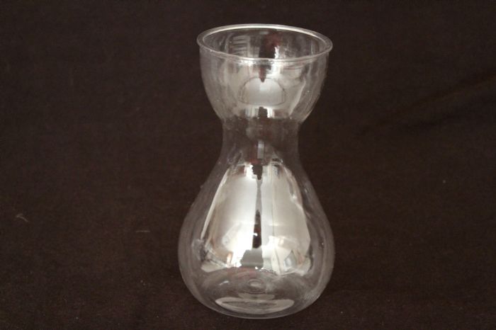 צנצנת אגרטל שקופה