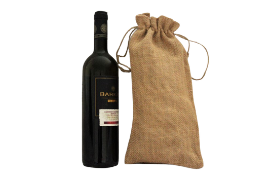 שקית יוטה בגודל יין