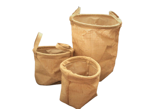 שקי יוטה עם ידיות