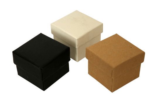 קופסה קוביה קטנה לתכשיטים (12 יחידות)