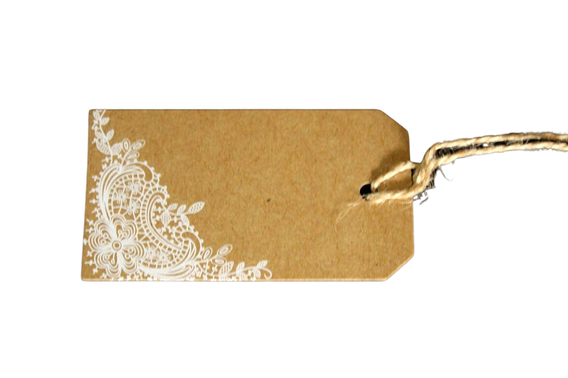 תגיות תחרה ( 50 יחידות)