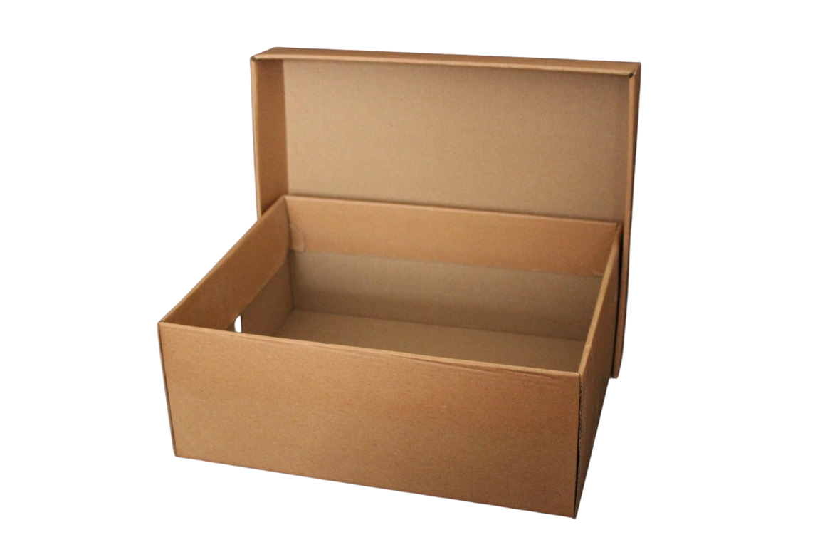 קופסה חומה קשיחה בגדלים שונים